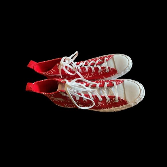 Converse High Top UNT1TL3D Red White Sneakers - Men’s 13, Women’s 15 - New - Picture 3 of 4